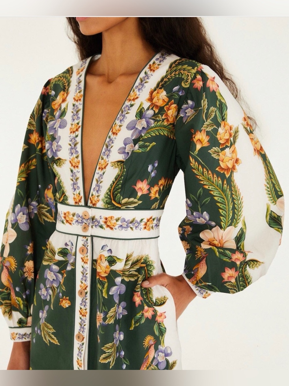 Farm Rio Cotton Maxi Dress XL NWT